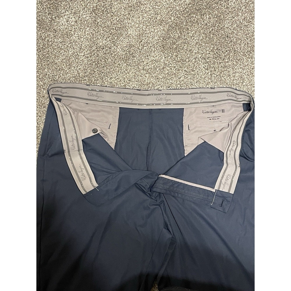 Men's Walter Hagen Performance 11 Golf Pants- Navy- Big & Tall 46x34 - Picture 3 of 4